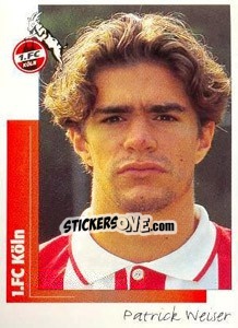 Sticker Patrick Weiser - German Football Bundesliga 1995-1996 - Panini