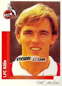 Sticker Olaf Janßen - German Football Bundesliga 1995-1996 n. 257 - Panini