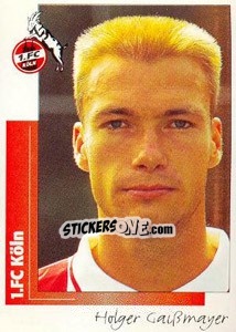 Cromo Holger Gaißmayer - German Football Bundesliga 1995-1996 - Panini