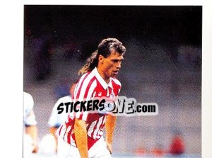 Sticker Toni Polster oben - German Football Bundesliga 1995-1996 - Panini