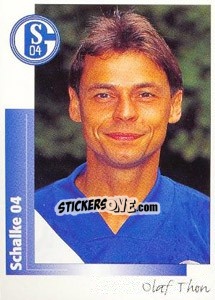 Sticker Olaf Thon - German Football Bundesliga 1995-1996 - Panini