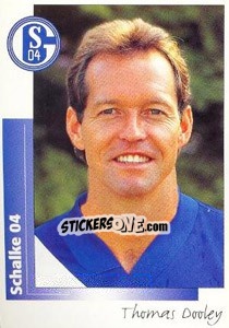 Cromo Thomas Dooley - German Football Bundesliga 1995-1996 - Panini