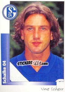 Cromo Uwe Scherr - German Football Bundesliga 1995-1996 - Panini