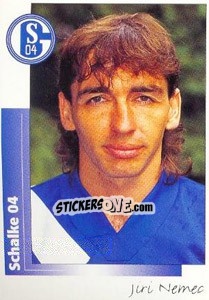 Sticker Jiri Nemec - German Football Bundesliga 1995-1996 - Panini