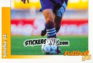 Sticker Jiri Nemec unten - German Football Bundesliga 1995-1996 - Panini