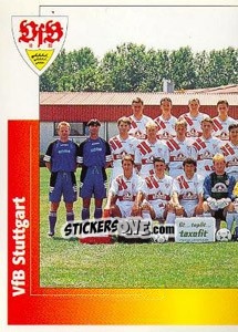 Sticker Mannschaftsbild links - German Football Bundesliga 1995-1996 n. 299 - Panini