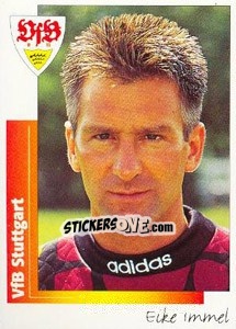Sticker Eike Immel - German Football Bundesliga 1995-1996 n. 301 - Panini