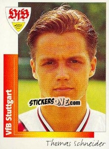 Sticker Thomas Schneider - German Football Bundesliga 1995-1996 - Panini