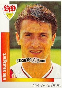 Sticker Marco Grimm - German Football Bundesliga 1995-1996 - Panini