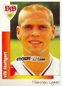 Cromo Thorsten Legat - German Football Bundesliga 1995-1996 - Panini