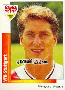 Sticker Franco Foda - German Football Bundesliga 1995-1996 n. 309 - Panini