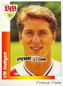 Sticker Franco Foda - German Football Bundesliga 1995-1996 - Panini