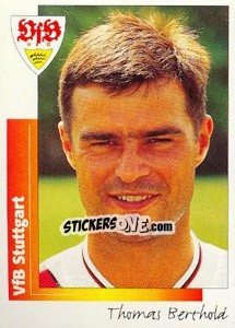 Sticker Thomas Berthold - German Football Bundesliga 1995-1996 - Panini