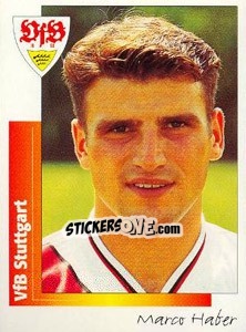 Sticker Marco Haber - German Football Bundesliga 1995-1996 n. 311 - Panini