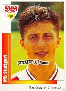 Sticker Radoslav Gilewicz - German Football Bundesliga 1995-1996 - Panini