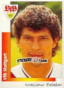 Sticker Krassimi Balakow - German Football Bundesliga 1995-1996 - Panini