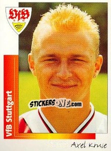Sticker Axel Kruse - German Football Bundesliga 1995-1996 - Panini