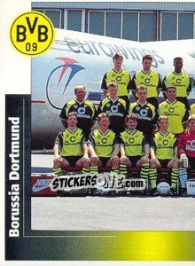 Figurina Mannschaftsbild links - German Football Bundesliga 1995-1996 - Panini