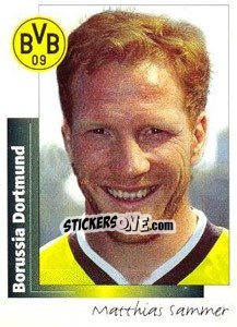 Sticker Matthias Sammer - German Football Bundesliga 1995-1996 n. 5 - Panini