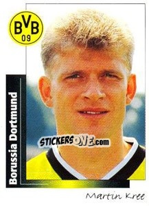 Sticker Martin Kree - German Football Bundesliga 1995-1996 - Panini