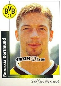Cromo Steffen Freund - German Football Bundesliga 1995-1996 - Panini