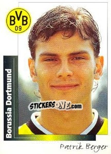 Sticker Patrik Berger - German Football Bundesliga 1995-1996 - Panini