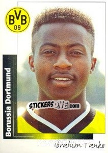 Cromo Ibrahim Tanko - German Football Bundesliga 1995-1996 - Panini