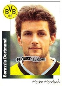 Cromo Heiko Herrlich - German Football Bundesliga 1995-1996 - Panini