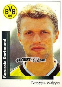 Cromo Carsten Wolters - German Football Bundesliga 1995-1996 - Panini