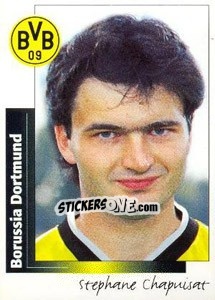 Sticker Stephane Chapuisat - German Football Bundesliga 1995-1996 - Panini