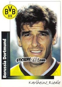 Cromo Karlheinz Riedle - German Football Bundesliga 1995-1996 - Panini