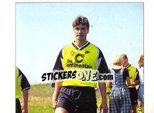 Sticker Michael Zorc oben - German Football Bundesliga 1995-1996 - Panini