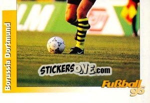 Sticker Steffen Freund unten - German Football Bundesliga 1995-1996 - Panini