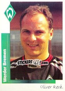 Figurina Oliver Reck - German Football Bundesliga 1995-1996 - Panini