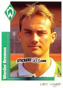 Sticker Lars Unger - German Football Bundesliga 1995-1996 - Panini