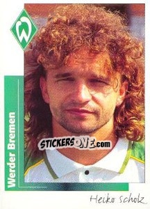 Cromo Heiko Scholz - German Football Bundesliga 1995-1996 - Panini