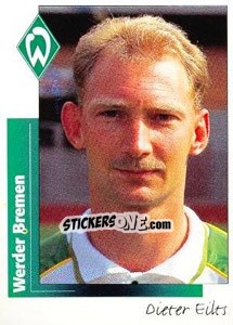 Sticker Dieter Eilts - German Football Bundesliga 1995-1996 - Panini