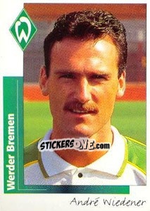 Cromo André Wiedener - German Football Bundesliga 1995-1996 - Panini