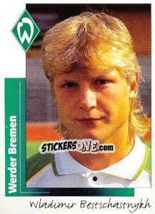Sticker Wladimir Bestschastnykh - German Football Bundesliga 1995-1996 - Panini