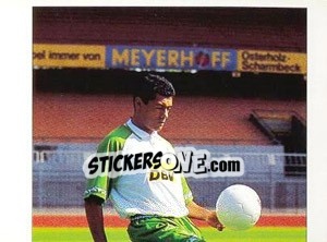 Figurina Rodolfo Cardoso oben - German Football Bundesliga 1995-1996 - Panini