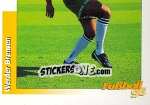Cromo Rodolfo Cardoso unten - German Football Bundesliga 1995-1996 - Panini
