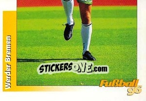 Sticker Marco Bode unten - German Football Bundesliga 1995-1996 - Panini