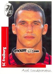 Sticker Axel Sundermann - German Football Bundesliga 1995-1996 - Panini