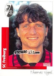 Cromo Thomas Vogel - German Football Bundesliga 1995-1996 - Panini
