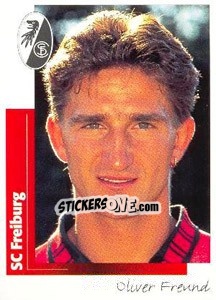 Cromo Oliver Freund - German Football Bundesliga 1995-1996 - Panini