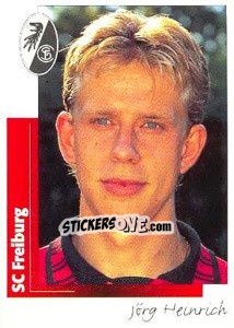 Sticker Jörg Heinrich - German Football Bundesliga 1995-1996 - Panini