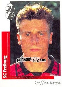 Cromo Steffen Korell - German Football Bundesliga 1995-1996 - Panini