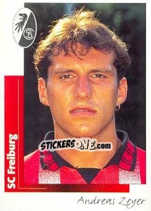 Sticker Andreas Zeyer - German Football Bundesliga 1995-1996 - Panini