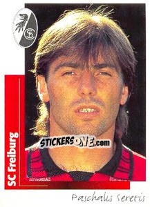 Cromo Paschalis Seretis - German Football Bundesliga 1995-1996 - Panini