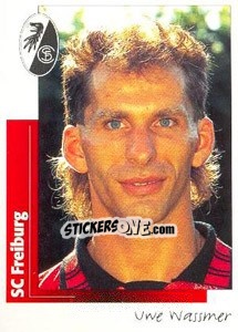 Sticker Uwe Wassmer - German Football Bundesliga 1995-1996 - Panini